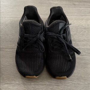 Adidas Black Mesh Sneakers